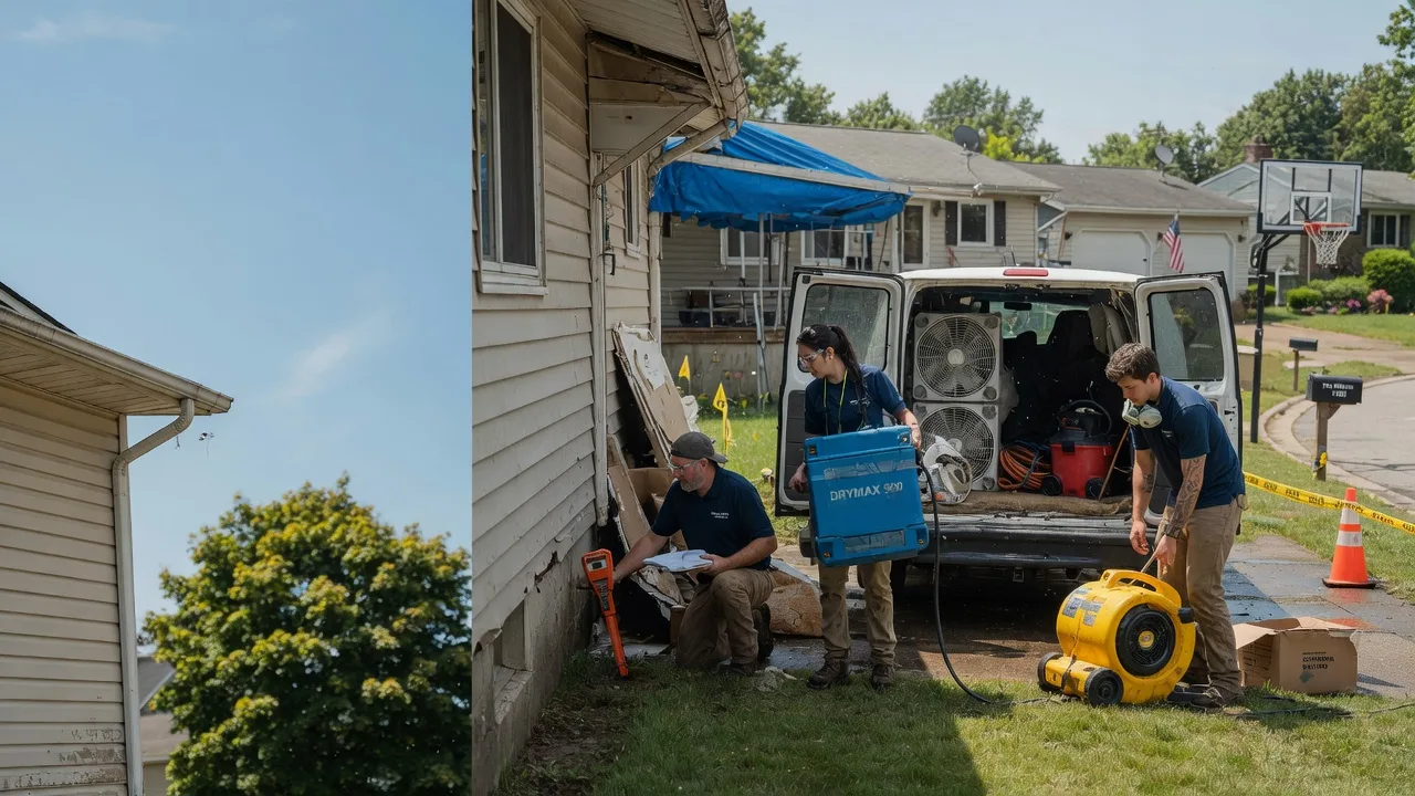 Ceiling Leak Cleanup in New Salem, IL near me